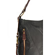 Черна дамска чанта от естествена кожа Sari-3 снимка