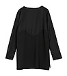 Черна дамска блуза с памук Evita-1 снимка