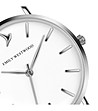 Дамски часовник в сребристо и бяло Lamaila-2 снимка