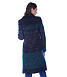 Дамско палто в тъмносиньо и зелено Aida-1 снимка