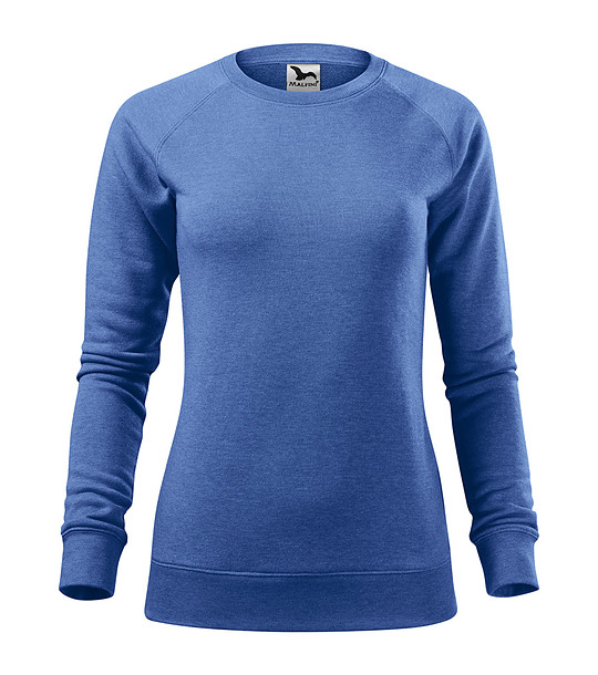 Дамска блуза Merger в син меланж снимка