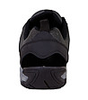 Мъжки водоустойчиви трекинг обувки в черно, сиво и неоновожълто-3 снимка