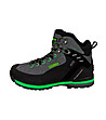 Туристически мъжки обувки в черно и зелено-0 снимка