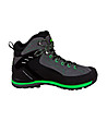 Туристически мъжки обувки в черно и зелено-2 снимка