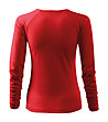 Памучна дамска блуза в червено Elegance-1 снимка