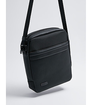 Мъжка черна чанта Premium Odom снимка