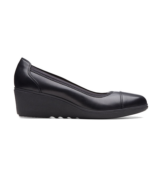 Черни кожени дамски обувки Tallara Liz снимка