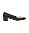 Черни дамски кожени обувки Orabella Alice-0 снимка