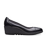 Черни кожени дамски обувки Tallara Liz-0 снимка