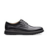 Черни мъжки кожени обувки Un Geo с технология GORE-TEX®-0 снимка