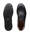 Мъжки черни кожени обувки Un Voyage-1 снимка