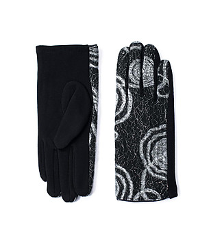 Дамски ръкавици в черно Viliana снимка
