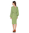 Памучен комплект от пола и блуза в светлозелено Noelia-1 снимка
