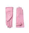 Розови вълнени дамски ръкавици Emona-0 снимка
