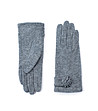 Сиви вълнени дамски ръкавици Emona-0 снимка