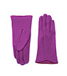 Лилави вълнени дамски ръкавици Maria-0 снимка