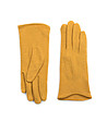 Вълнени дамски ръкавици в цвят горчица Maria-0 снимка