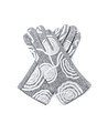 Дамски ръкавици в сиво Viliana-1 снимка