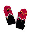 Дамски ръкавици в червено и черно Erika-0 снимка
