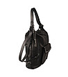 Дамска кожена чанта в черно Safia-2 снимка