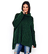 Зелен дамски топъл пуловер Alseia-2 снимка
