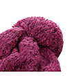 Дамска плетена шапка в тъмен нюанс на цвят малина Mania 2-2 снимка