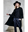 Черно дамско палто с вълна Modelia-0 снимка