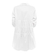Памучна дамска асиметрична риза в бяло Zefira-2 снимка