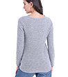 Дамски пуловер в сиво Magnat-1 снимка