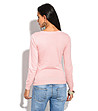 Дамски пуловер Brita в розово-1 снимка