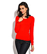 Червен дамски пуловер Furia-0 снимка