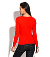 Червен дамски пуловер Furia-1 снимка