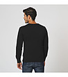 Черен мъжки пуловер с кашмир и коприна Adrian-1 снимка