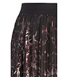 Двупластова пола в черно, розово и екрю с принт Kristi-2 снимка