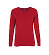 Дамски тъмночервен пуловер Sonya-1 снимка