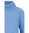 Светлосин дамски пуловер Theona-2 снимка