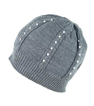 Дамска шапка с вълна в сив нюанс Jemima снимка