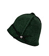 Зелена вълнена дамска шапка-0 снимка