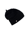 Мека дамска шапка с вълна в черно-0 снимка
