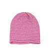 Вълнена дамска шапка в розово-1 снимка