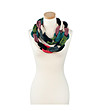 Многоцветен дамски плетен шал-0 снимка