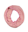 Дамски шал снуд в розово и бежово-0 снимка
