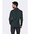 Памучна мъжка риза в тъмнозелено Sander-1 снимка