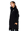 Дамска жилетка в черно с нестандартен дизайн Anika-2 снимка