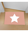 Розова постелка с бяла звезда 52х75 см-0 снимка