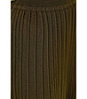 Дълга плисирана пола в цвят каки Ivana-4 снимка