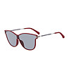 Червени слънчеви очила със сиви лещи-0 снимка