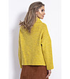 Дамски пуловер в цвят горчица Savrina-1 снимка