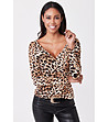 Дамска блуза с леопардов принт Aggie-0 снимка