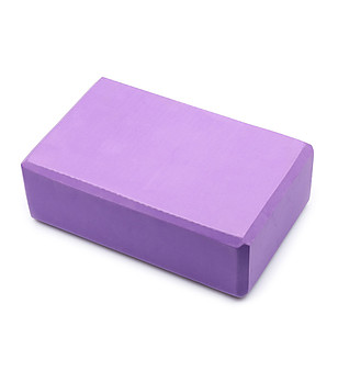 Тухла блок за йога в лилаво снимка